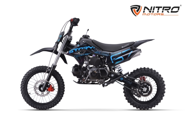 NITRO MOTORS 125cc Kinder Dirtbike Storm V3 BRX 14/12 4-Gang